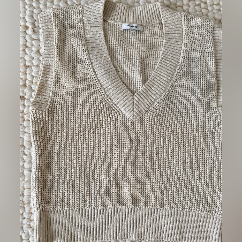 Madewell light sweater tank